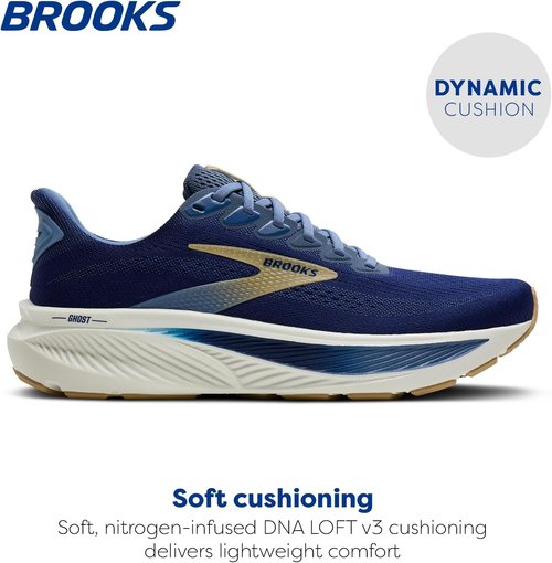 Brooks Men's Ghost 17 Running Shoes - Lightweight Comfort for Neutral Runners | Size Options Available