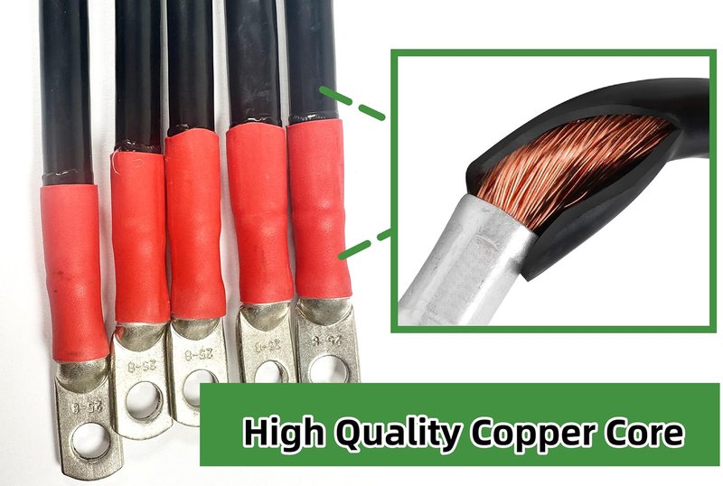 Dr.Acces Golf Cart Battery Cable Compatible Yamaha G19 Golf Cart 48V Battery Cable Set for Yamaha G19 Golf cart(5pcs/Set)