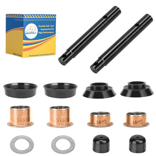 Mixopoly Steering Knuckle King Pin and Bushing Repair Kit for Yamaha G2 G8 G9 G14 G16 G19 G20 Gas and Electric Golf Cart 1985-2002