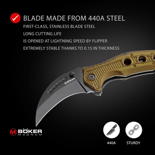 BOM01MB713-BRK Black Scorpion Linerlock
