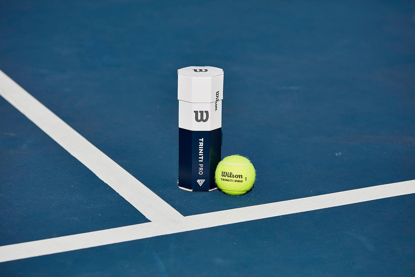 WILSON Triniti Pro Tennis Balls - High Performance, Eco-Friendly | Pack of 3, Bright Yellow