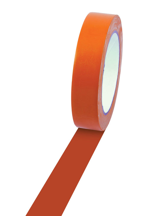 Champion Sports Vinyl Tape, 1” Wide x 60 Yards Long, Black - Durable Floor Marking Tape - Schools, Gyms, Restaurants