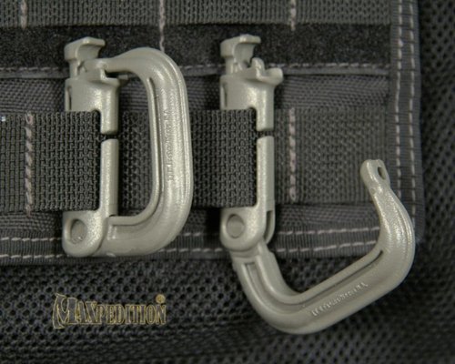 Maxpedition GRIMLOC Locking D-Ring - 4 pack - Khaki