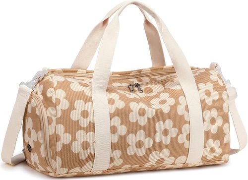 BLUBOON Duffle Bag - Cute Gym Bag for Girls with Shoe Compartment & Waterproof Design | Ideal for Travel