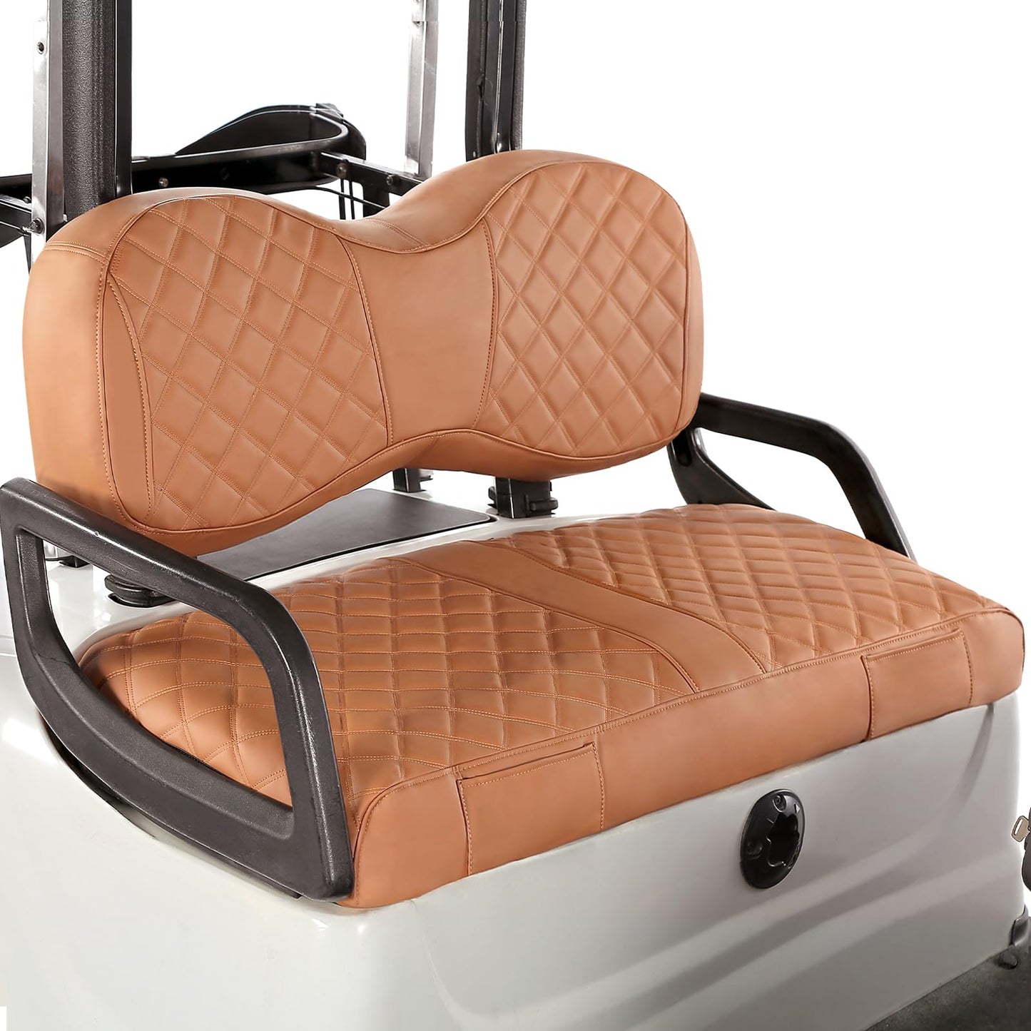 WEIMELL Golf Cart Front Seat Covers for Yamaha G29 Drive / Drive2, Brown