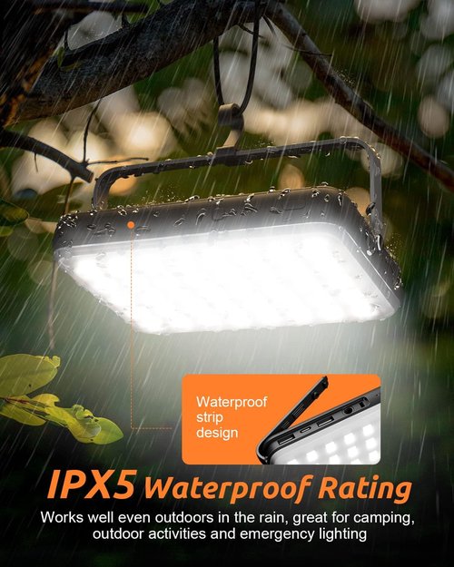 Eventek LED Camping Lantern - Rechargeable 20000mAh Portable Light | 144 Hours, 4 Modes, IPX5 Waterproof