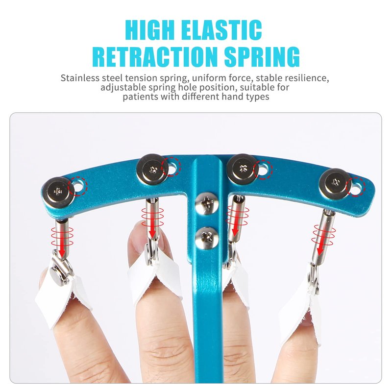Tairibousy Hand Wrist Finger Orthotics Training Device Wrist Finger Orthosis Brace Hand Finger Muscle Strength Rehabilitation Trainer Finger Wrist Orthotics Exerciser for Hemiplegia Stroke