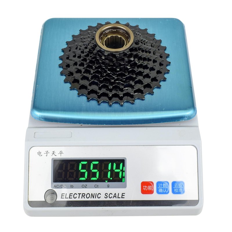 VG SPORTS Bike Freewheel, 7/8/9 Speed 13-28T/13-32T Bicycle Freewheel Threaded Type Freehub Cycling Replacement Part (9s 13-32T Black)