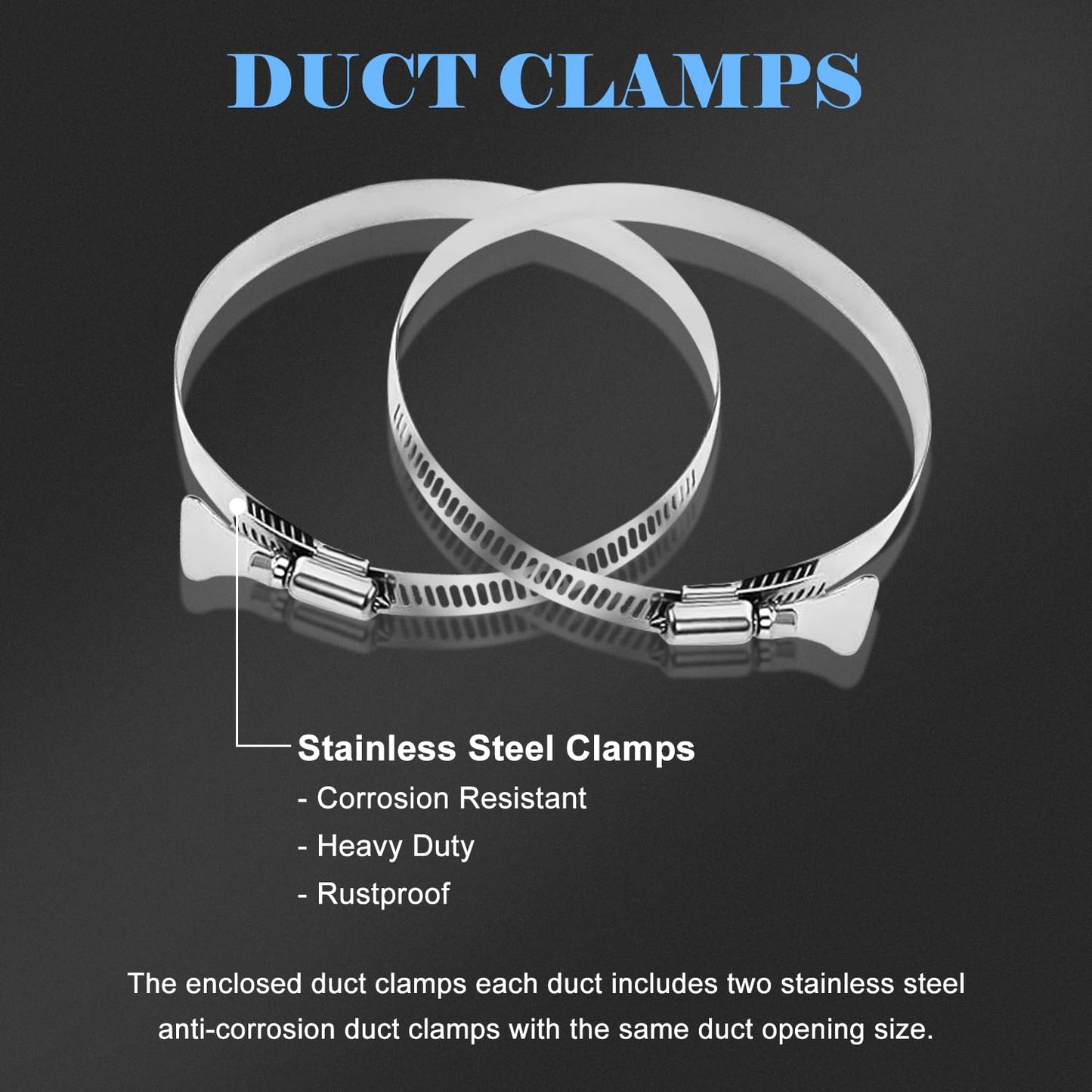 Omont 4 Inch 26FT Dryer Vent Hose, Flexible Insulated Aluminum Duct with 2 Cleaning Brushes for Indoor & Outdoor Use