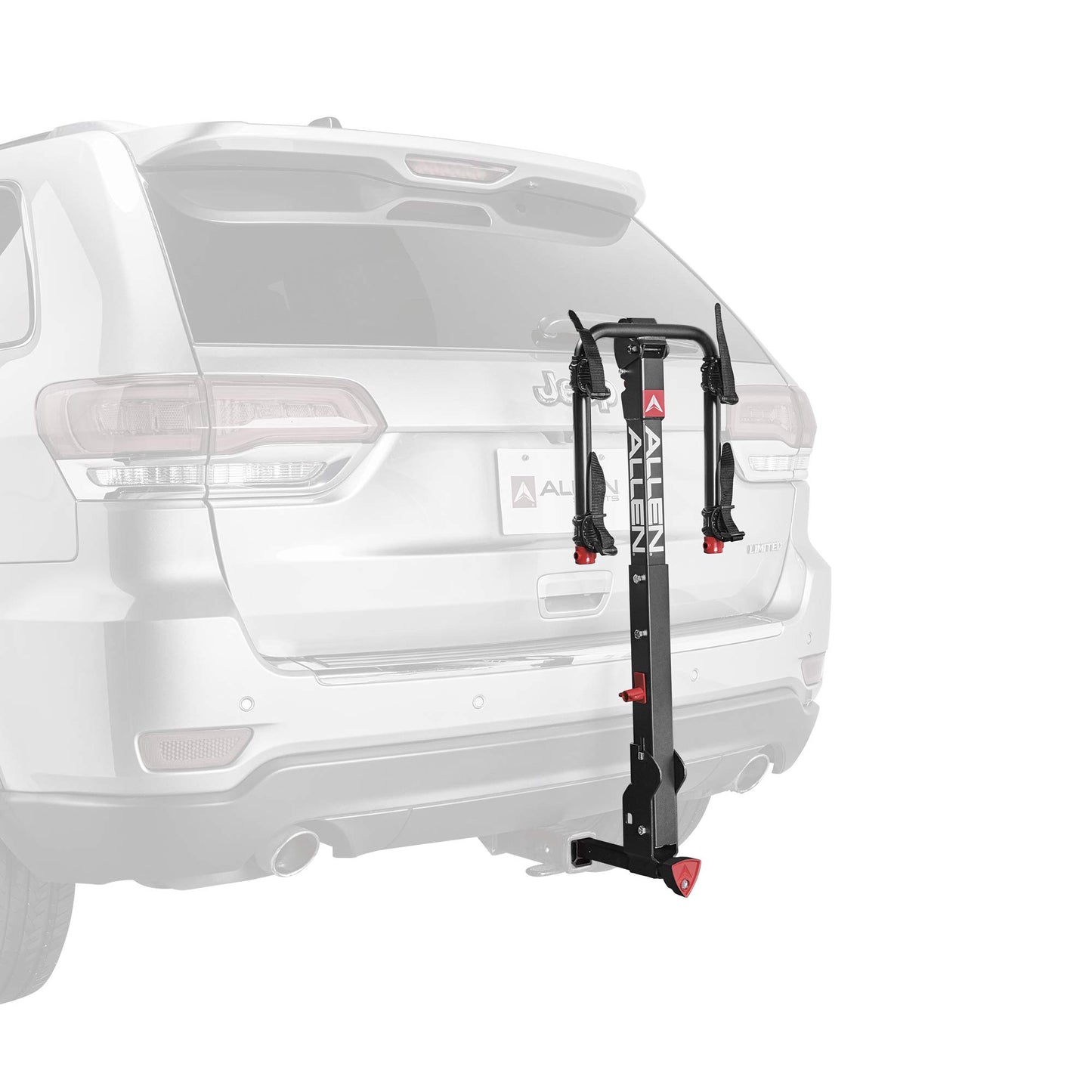 Allen Sports Deluxe+ Locking Quick Release 2-Bike Carrier for 1 1/4 in. and 2 in. Hitch, Model 820QR , Black