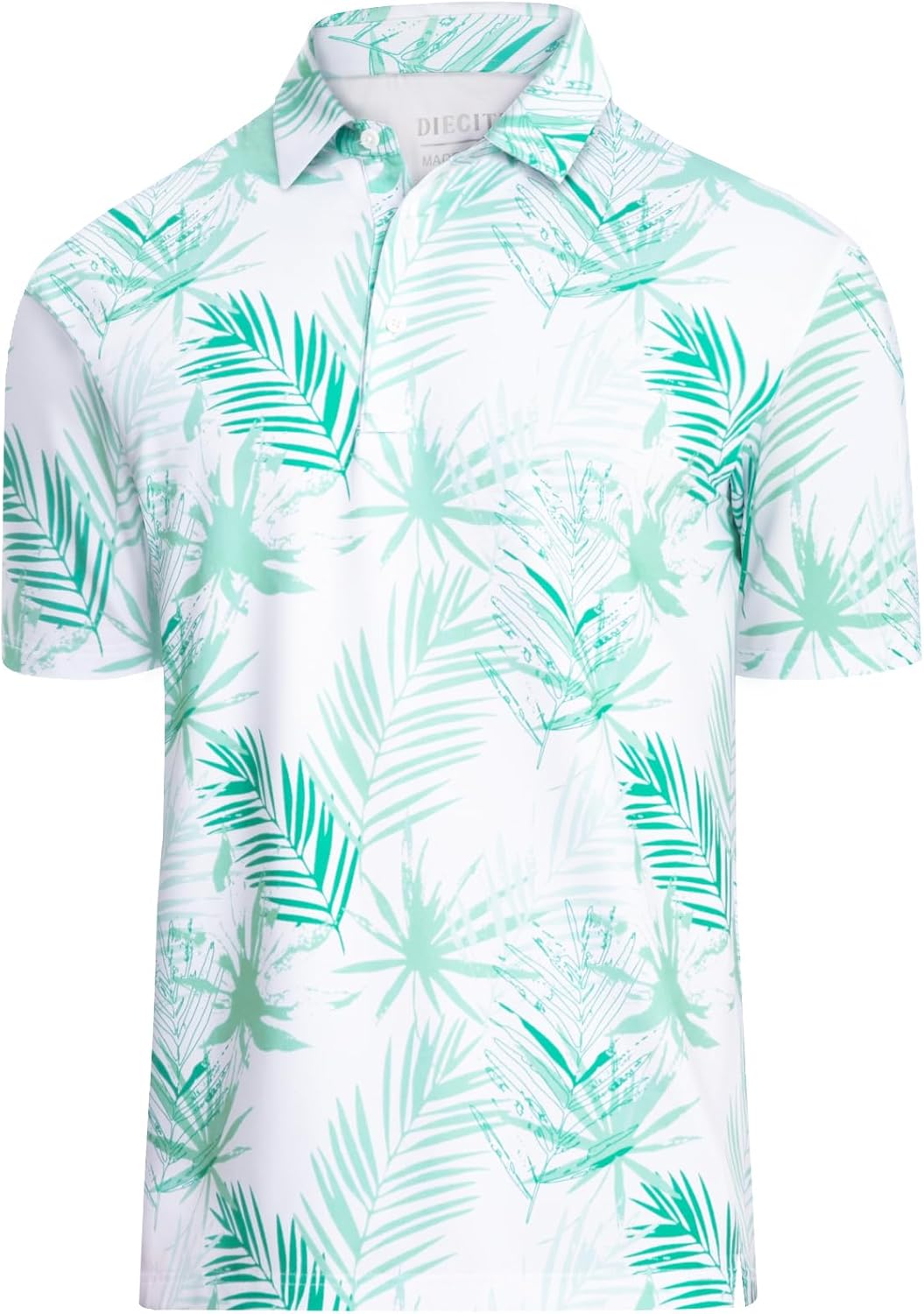 Skiennix Men's Golf Polo Shirt - Short Sleeve Dry Fit Performance with Moisture Wicking | Stylish Print Design