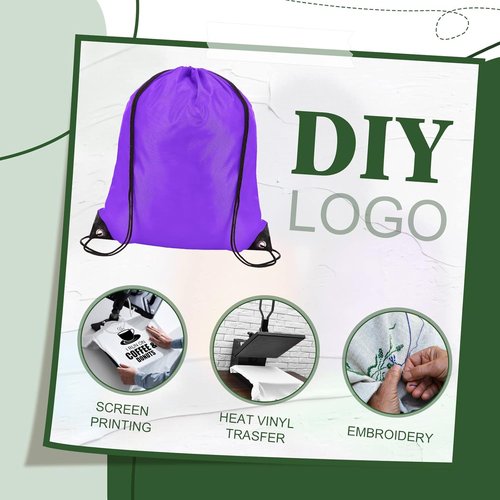 LEIFIDE Drawstring Bags - 200 Pcs Nylon Sport Backpack Set for Homeless Care | Multicolor