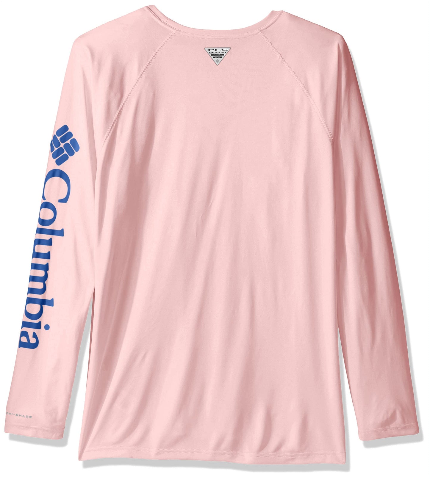 Columbia Men's Terminal Tackle Long Sleeve Shirt, Cherry Blossom/Vivid Blue, XX-Large