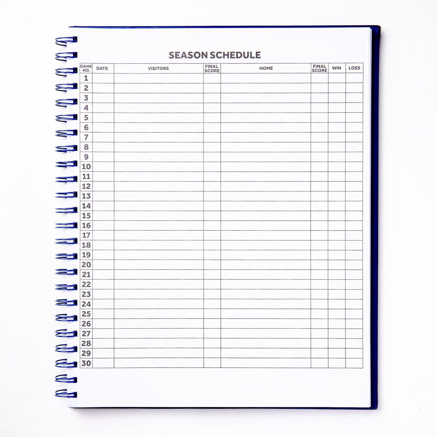 Murray Sporting Goods Premium Baseball Softball Scorebook - Track 60 Games | Stats Keeper for All Ages