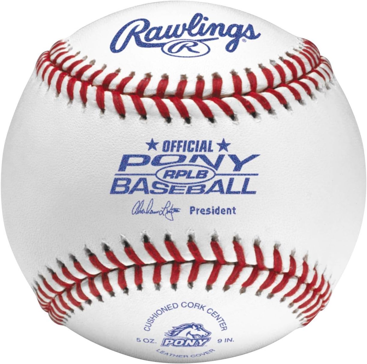 Rawlings PONY League Baseballs - Tournament Grade RPLB | Youth 14U | 12 Count Pack