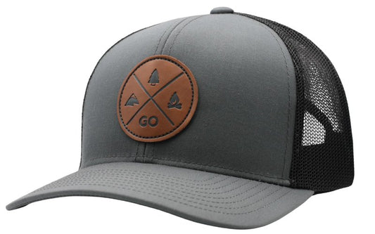 LINDO Trucker Hat - GO Outdoors (Graphite/Black)