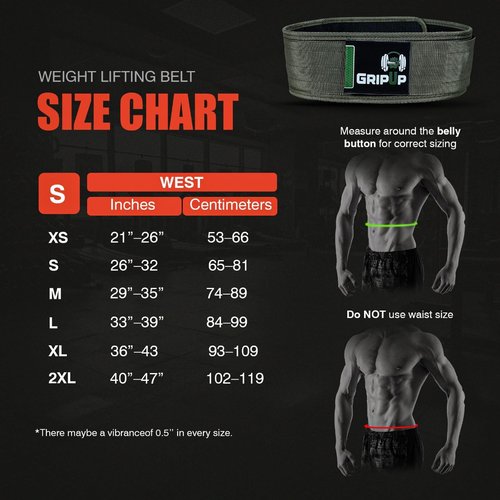 GripUp Self-Locking Weight lifting Belt AUTO LOCK 4 Inch Gym Belt Adjustable Buckle For Fitness Powerlifting Bodybuilding Weightlifting Deadlift Olympic Cross Training Back Support Men & Women (Green, XX-Large)