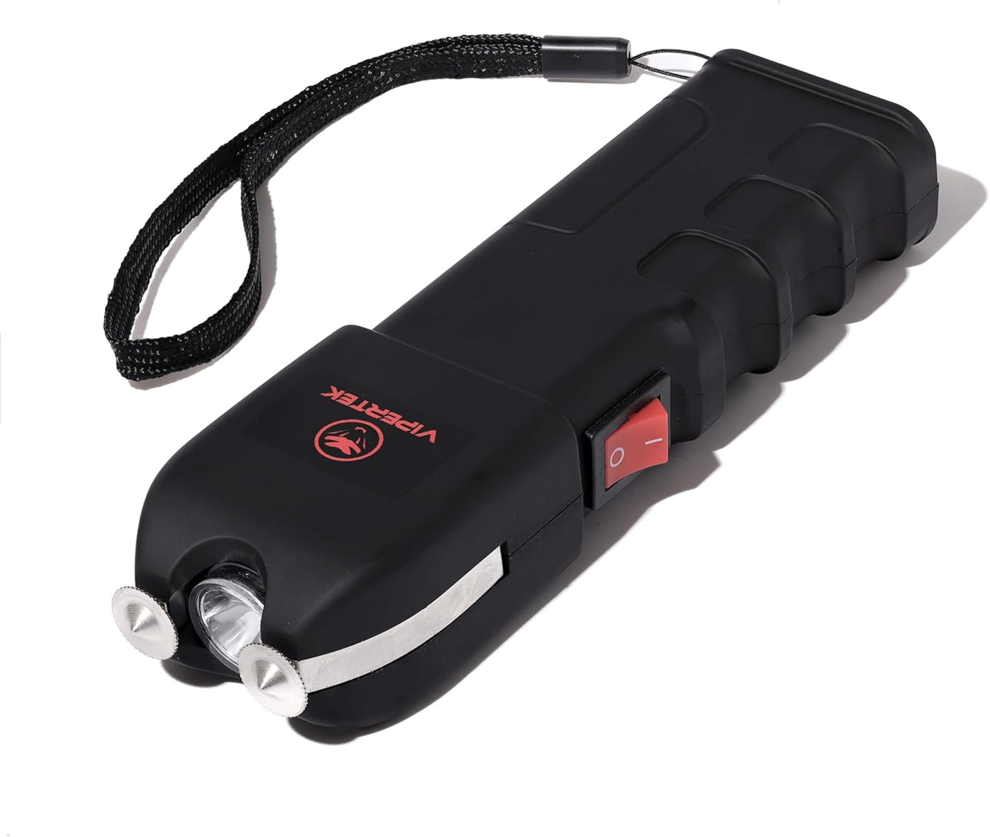 VIPERTEK VTS-989 Rechargeable Stun Gun for Self Defense - LED Flashlight Included