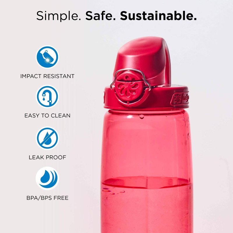 Nalgene On The Fly Bottle Replacement Lid (Red/Red) ,22oz