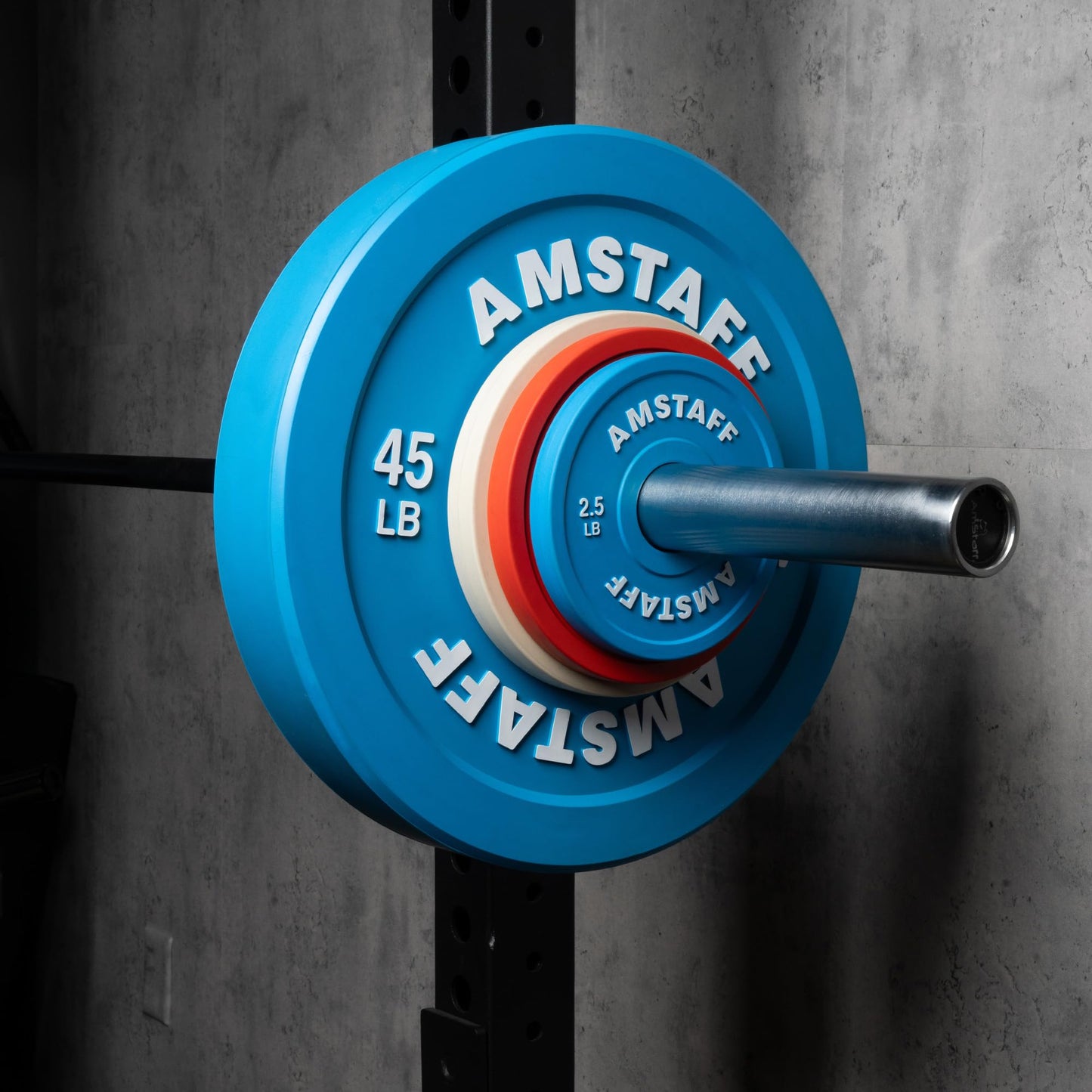 AmStaff Fitness Change and Fractional Plates - Weightlifting & Strength Workouts Gear for Incremental Gains, Standard 2" Hole Diameter for Standard Bars - (10LB, Pair)