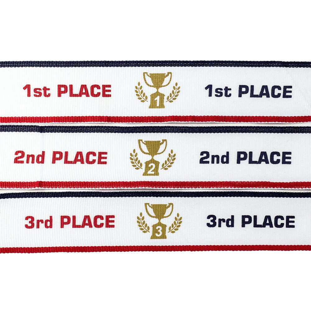 All Quality 1st 2nd 3rd Place Ten Star Award Medals - 3 Piece Set (Gold, Silver, Bronze) Includes Neck Ribbon (1 Pack)