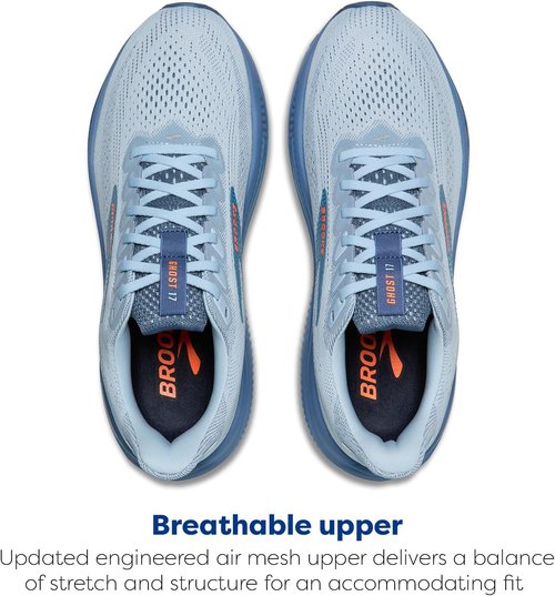 Brooks Men's Ghost 17 Running Shoes - Lightweight Comfort & Support | Ideal for Neutral Runners