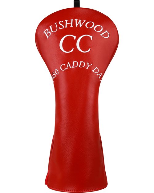 Tiki Totem Golf Club Covers Driver Head Covers for Golf Clubs, Big Teeth Hawaiian 460cc Wood Golf Head Covers, Driver Headcover Funny (Red Caddyshack)