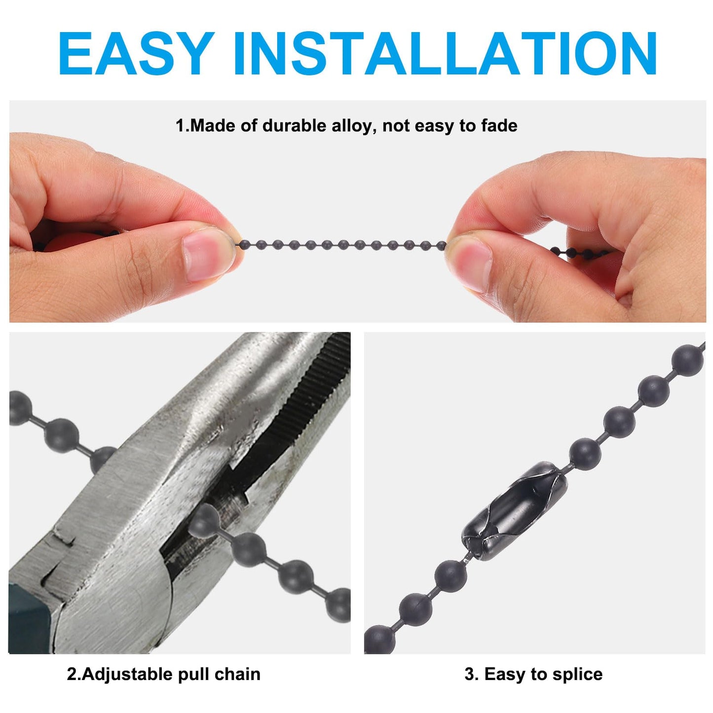 PATIKIL Ceiling Fan Pull Chain, 2 Pack 12" Decorative Diamond Pendant Chain Extender Charm Extension Pull String for Ceiling Fans Light Lamp, Purple