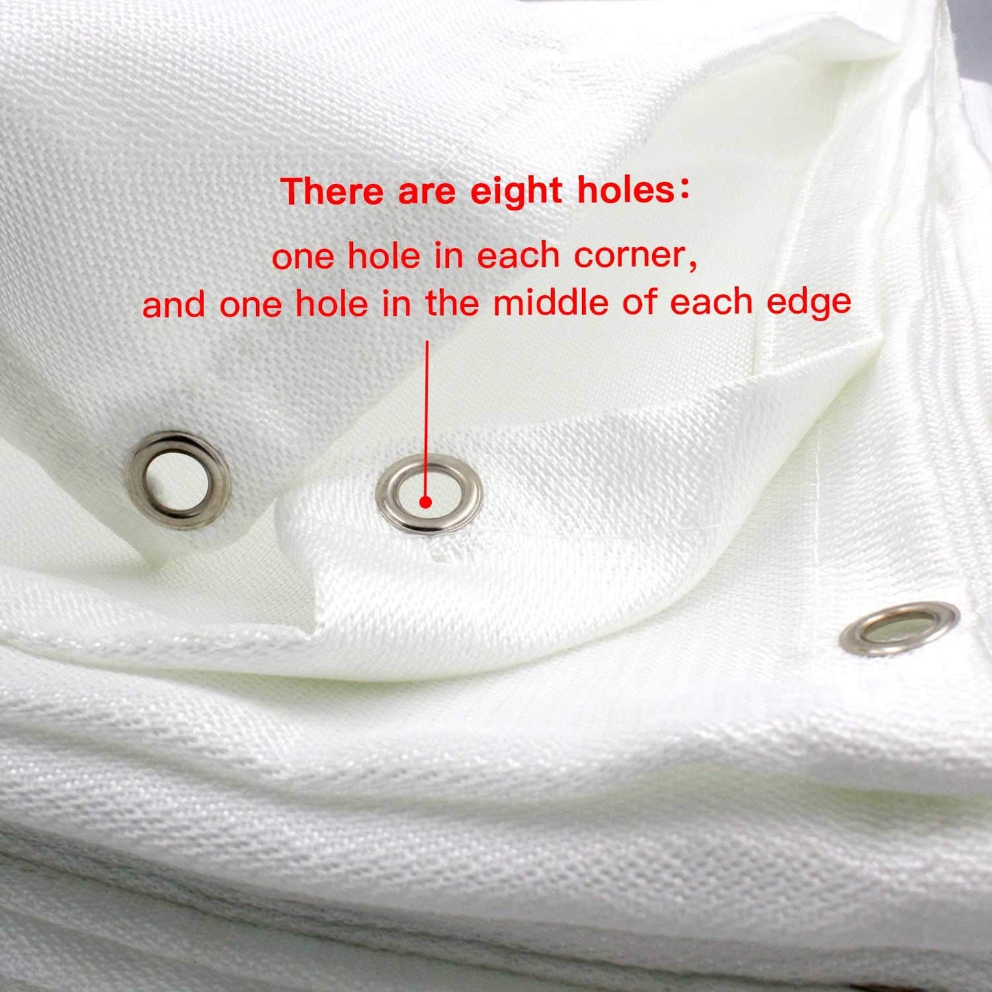 Gihunk Welding Blanket Heavy Duty Fiberglass Fire Blanket Protect Work Area from Sparks (10Ft x 10 Ft)