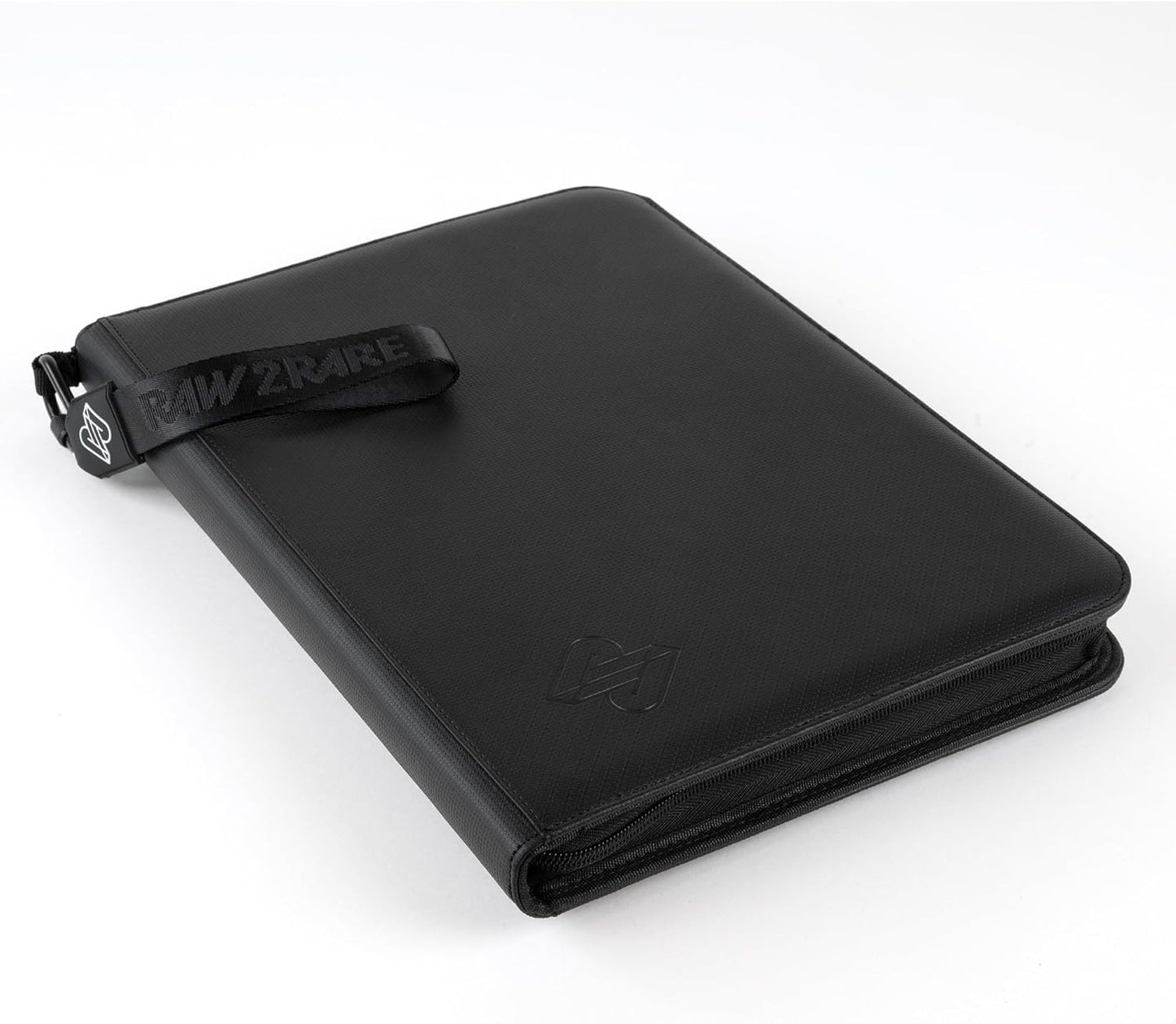ZipBinder360 | Premium 9-Pocket Trading Card Collector's Binder - 360 Slots, Side-Loading Sheets, Black