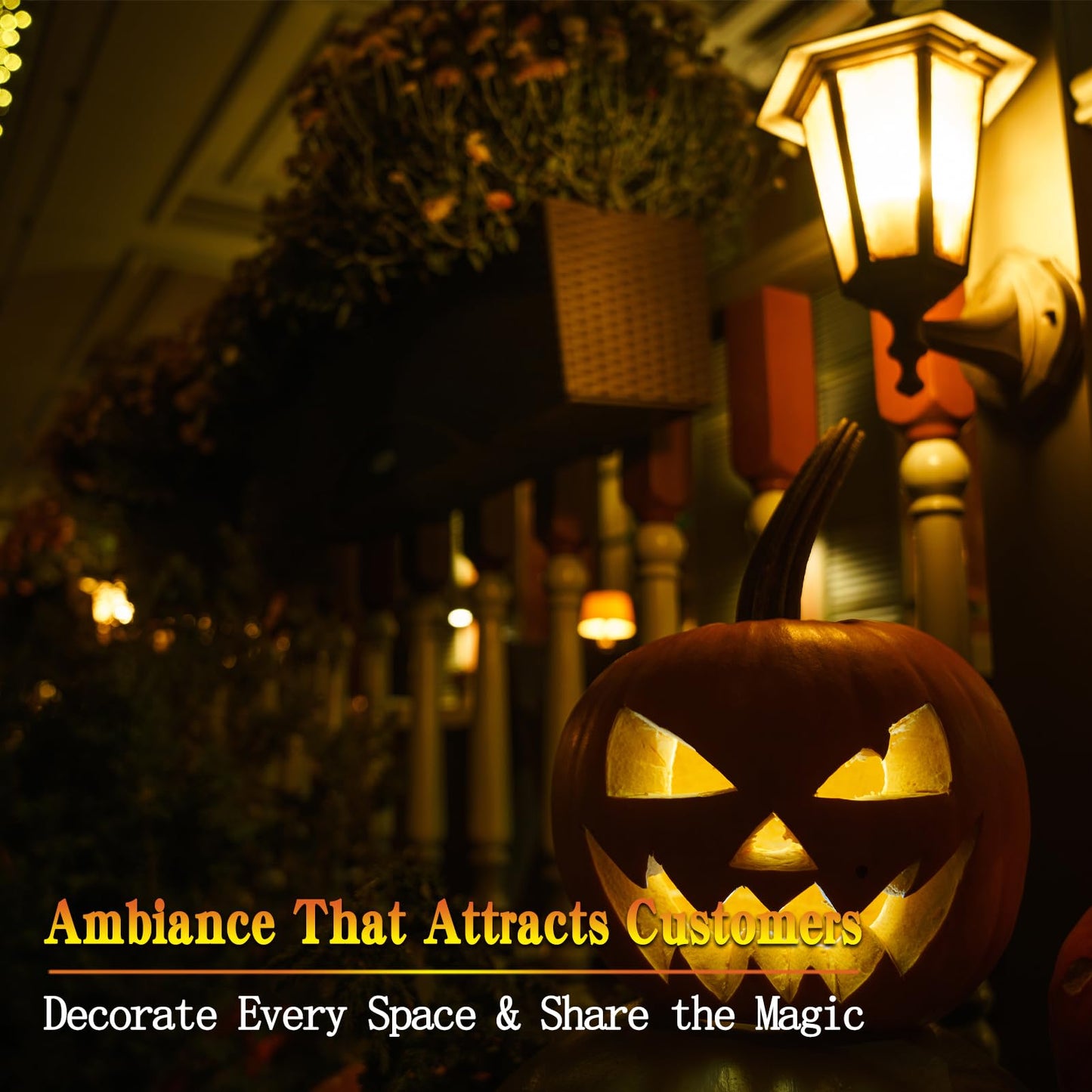 YIZCO Flame Effect Bulb with Gravity Sensor Realistic Flickering Fire & Upside Down Effect, 4 Lighting Modes, E26 Base - for Halloween Decorations, Parties, Home Decor (4 Pack)