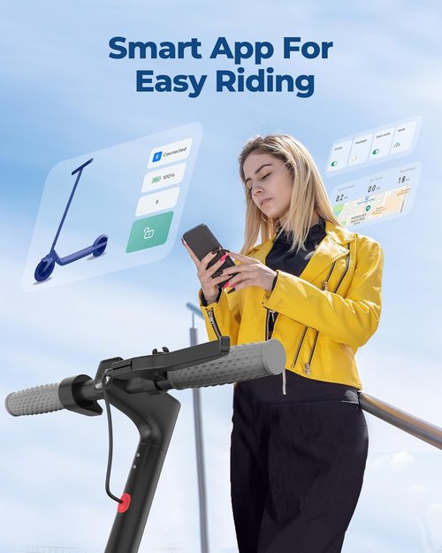 Electric Scooter - 350W/500W Motor, 19/22 MPH Speed, 8.5/10 Inch Tires | Folding E-Scooter with 23/31/16 Mile Range