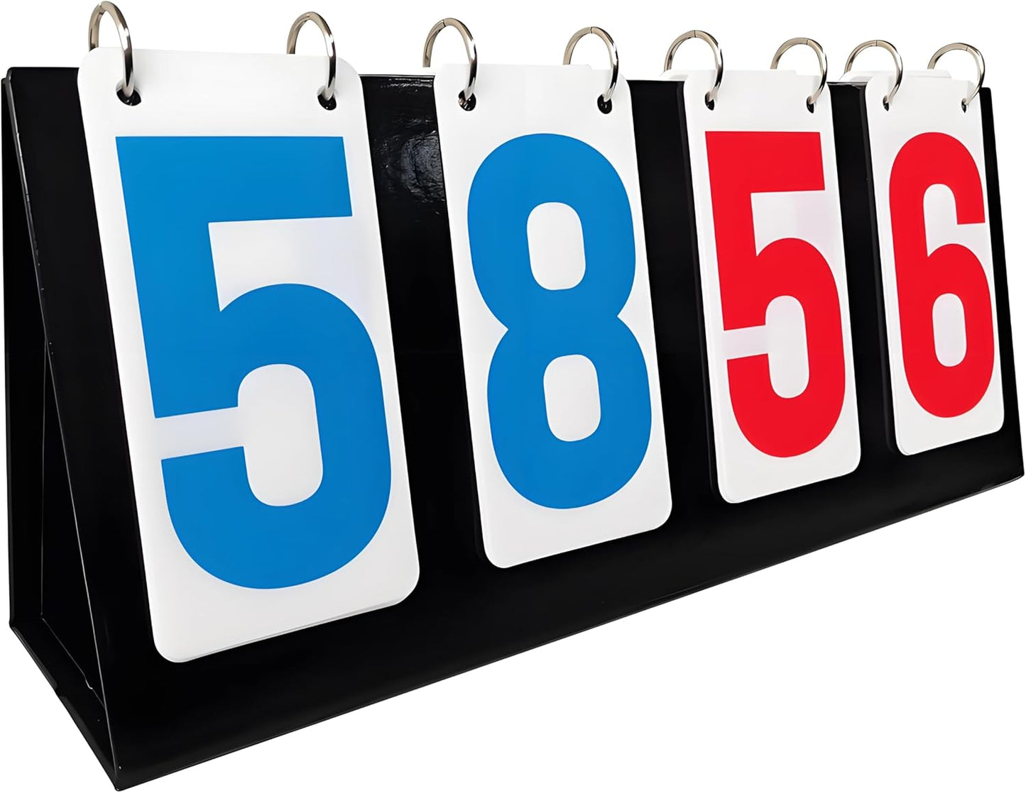 Skiennix Portable Score Keeper - 4-Digit Flipper for Football, Basketball & Tennis Games