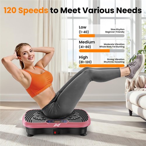 AXV Vibration Plate - Full Body Shaker Machine for Weight Loss | Home & Gym Use