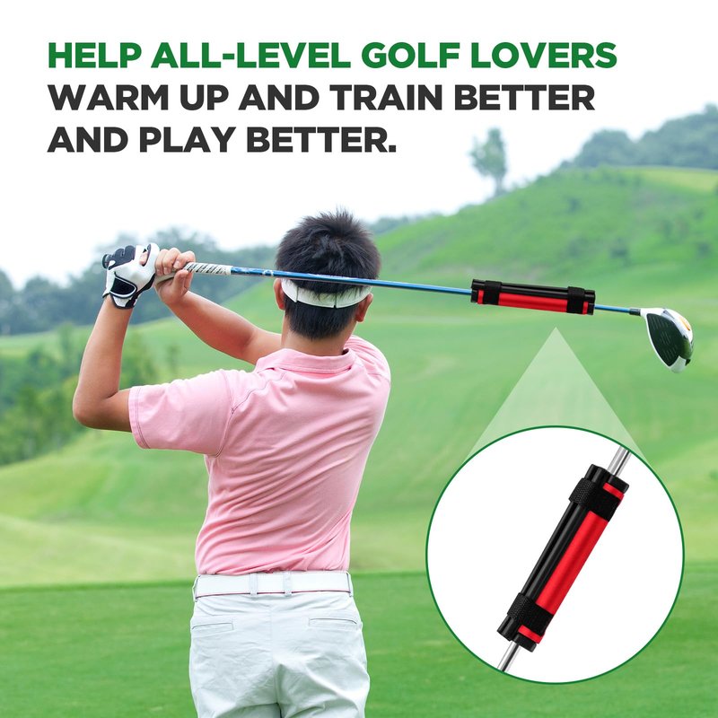 Vertintong Golf Club Weights Golf Swing Weights for Practice and Warm Up Golf Swing Trainer Rings Golf Swing Weights Stripe with 2 Pcs Weighted Golf Donut Accessory Equipment Tool for Golf Clubs