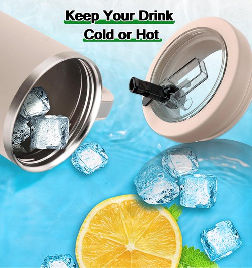 Leak Proof Lid for Stanley Quencher 40 oz, 2 Pack Flip Straw Cover Top for Stanley Cup Accessories, 40 oz Tumbler Lid & Straw Set 100% Spill Proof-【Food Grade Silicone Material】