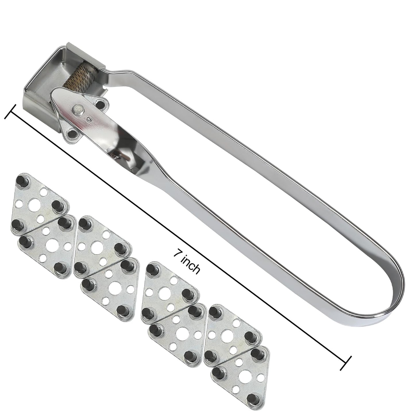 VASTOOLS Triple Flint Torch Striker, Spark Lighter, 8pcs Flint Replacements, For Welding, Cutting, Welder Students