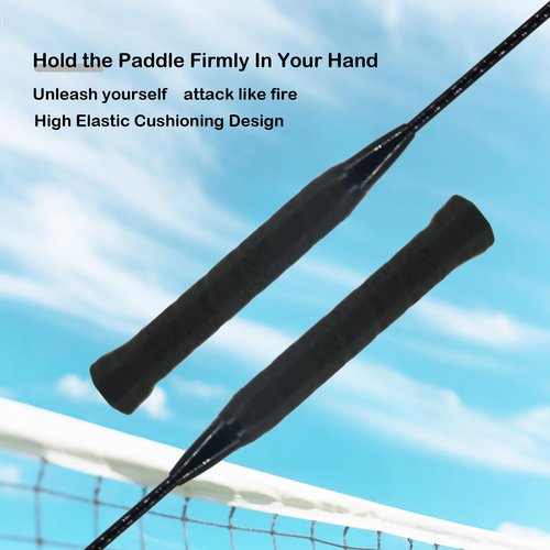 Senston Carbon-Fiber Badminton Racket 5U Badminton Racquet, Single Professional Badminton Rackets (N80 Black)