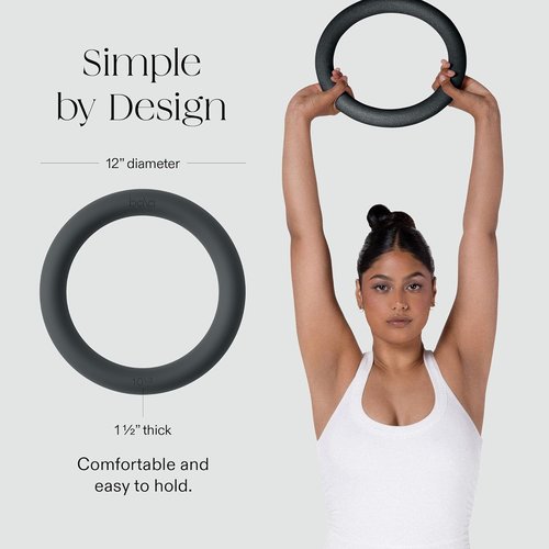 Bala Power Ring - 10lb 2-in-1 Kettlebell & Dumbbell for Full Body Strength Training | Home Gym Fitness Equipment