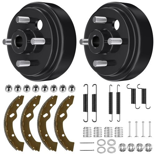 30-Tooth Golf Cart Brake Hub Repair Kit for 4 Cycle Gas EZGO TXT 1997-2008, Medalist 1997-1999, Include Brake Drum, Brake Shoes, Spring Kits, OEM# 21807G1, 70794G01, 27944G01 (NOT Fit Electric Model)