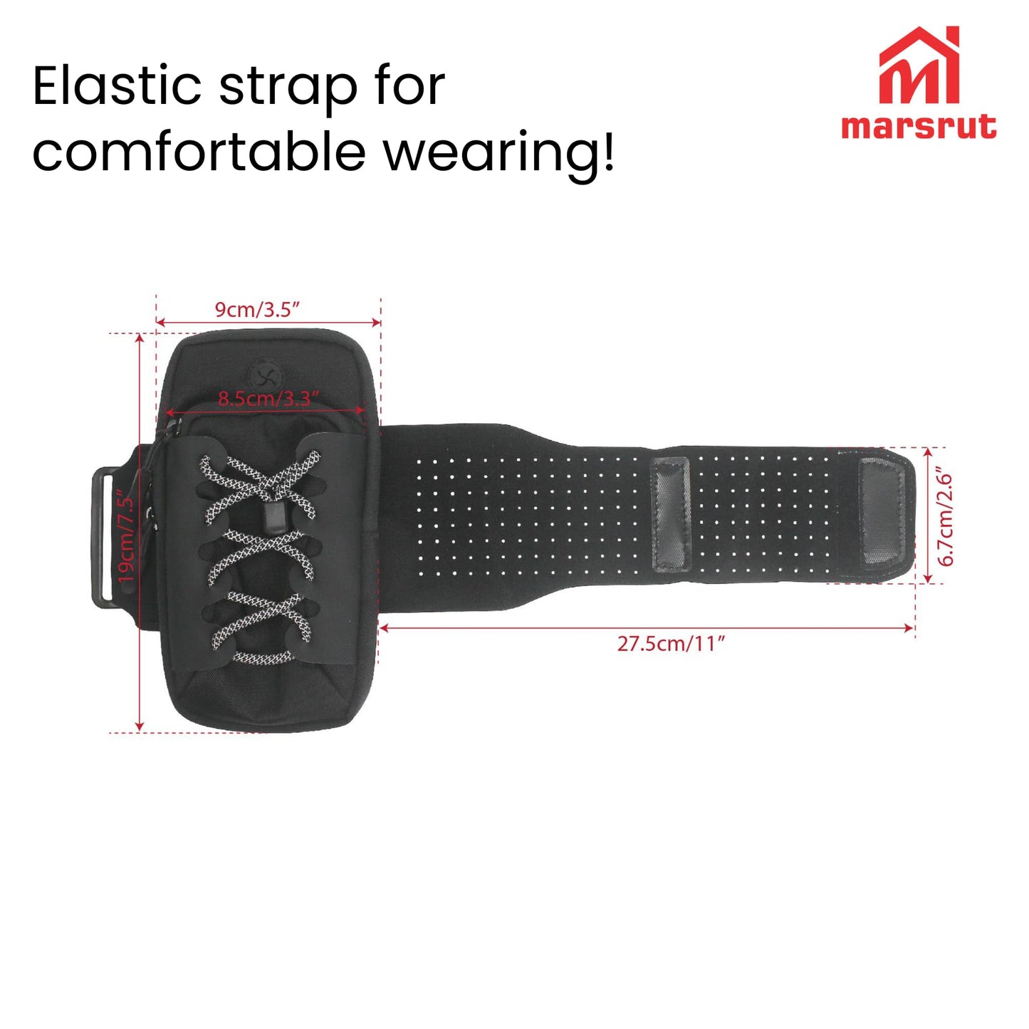 Marsrut Phone Bag for Ebike, Pouch Fits for Surron Light Bee/Talaria/X160/X260/E Ride Pro/Surron Ultra Bee EDirt Bike, Motorcycle Front Battery Frame Cover Storage Bag for Electric Dirt Bikes (Black)