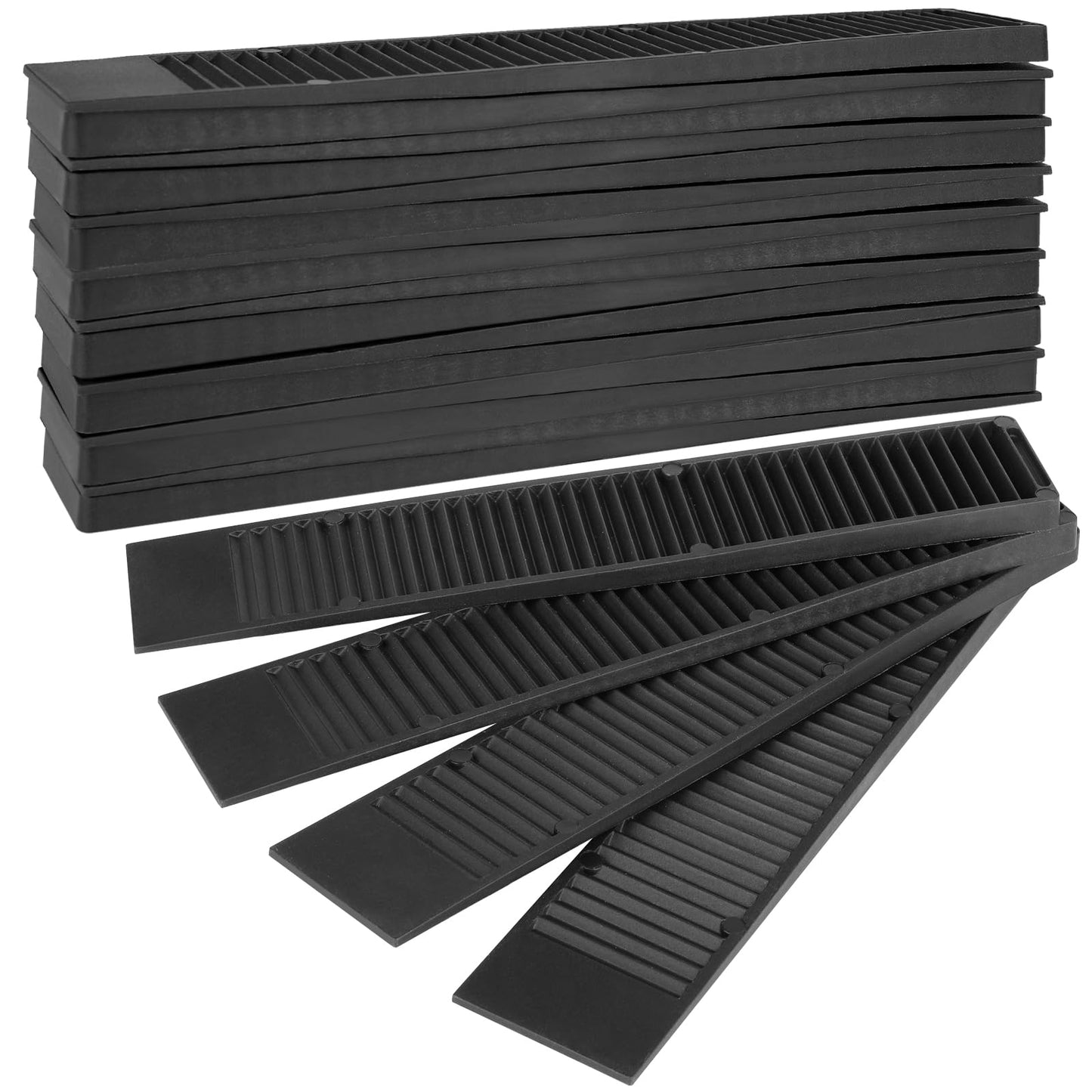 Composite Shims and Leveling Wedges (20pcs, 8.6"), Plastic Shims Wedges for Furniture Appliances, DIY Furniture Levelers, Easy to Snap Door Shims, Table Leveler, Window Shims, Toilet Shims