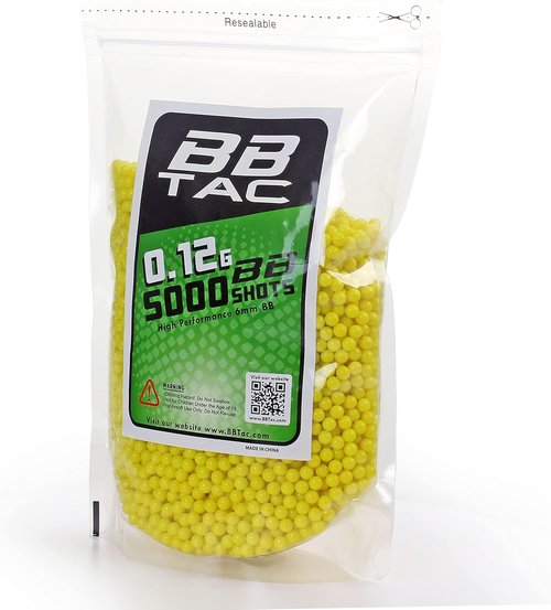 BBTac Airsoft BBS | .12g 11,000 Rounds 6mm BB Pellets - Lightweight Ammo for Airsoft Guns