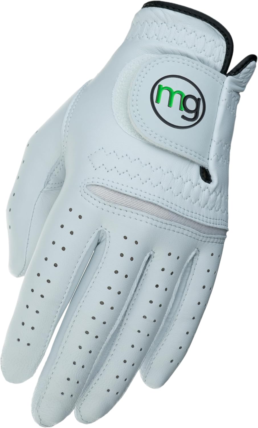 MG DynaGrip Elite Men's Golf Glove - Premium Cabretta Leather, Lightweight Design & Elastic Knuckle Hinge - Regular Sizes