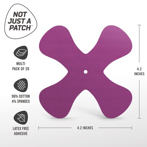 Not Just A Patch Omnipod 5 Adhesive Patches (20 Pack) - Durable for Active Lifestyle for 10-14 Days - Omnipod Covers in Mixed Colors