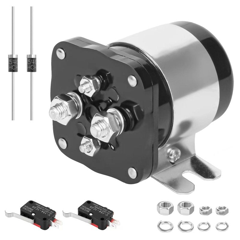 4 Terminate 36V Ezgo Solenoid Kit for 1989-Up Golf Cart Replaces 20468G-Includes Solenoid Diode,Micro Switch Speed Forwarder Reverser