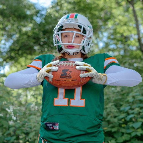HANDLANDY Youth Football Gloves - Sticky Receiver Gloves with Super Grip | Perfect Gift for Kids