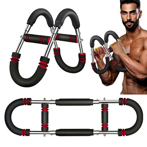 Twister Arm Trainer, Adjustable Chest Workout Equipment, 40-100lb Adjustable Chest Workout Equipment, Arm Trainer, Twister Arm Trainer (Red)