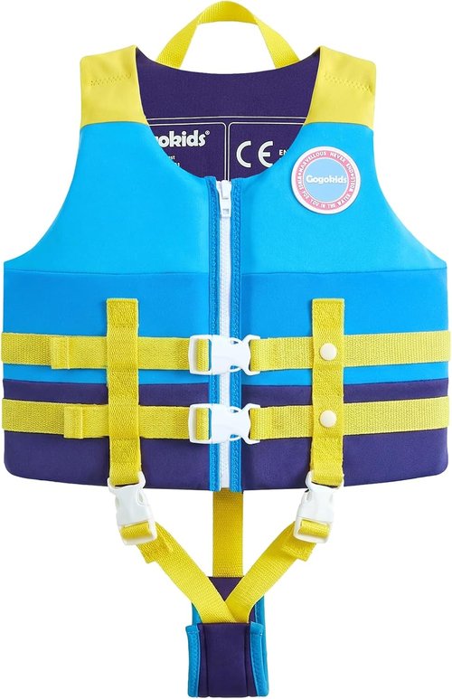 Gogokids Toddler Swim Vest - Buoyant Floaties for Ages 2-9 | Ideal for Pool & Beach Fun