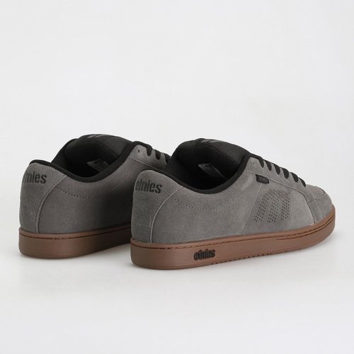 Etnies Kingpin - Classic Skate Heritage Fashion Style with on-Trend Puffy Look, Reinforced Cupsole - Grey/Black/Gum - 10.5
